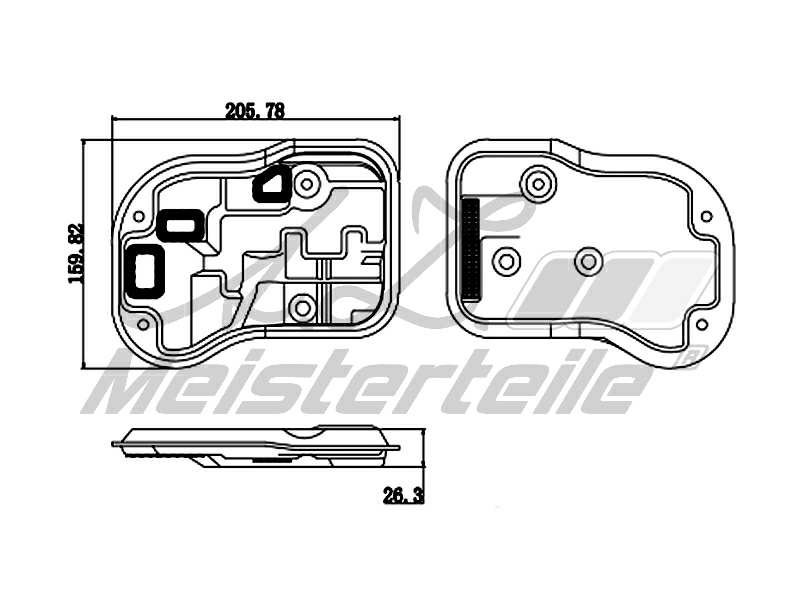 Hydraulikfiltersatz, Automatik